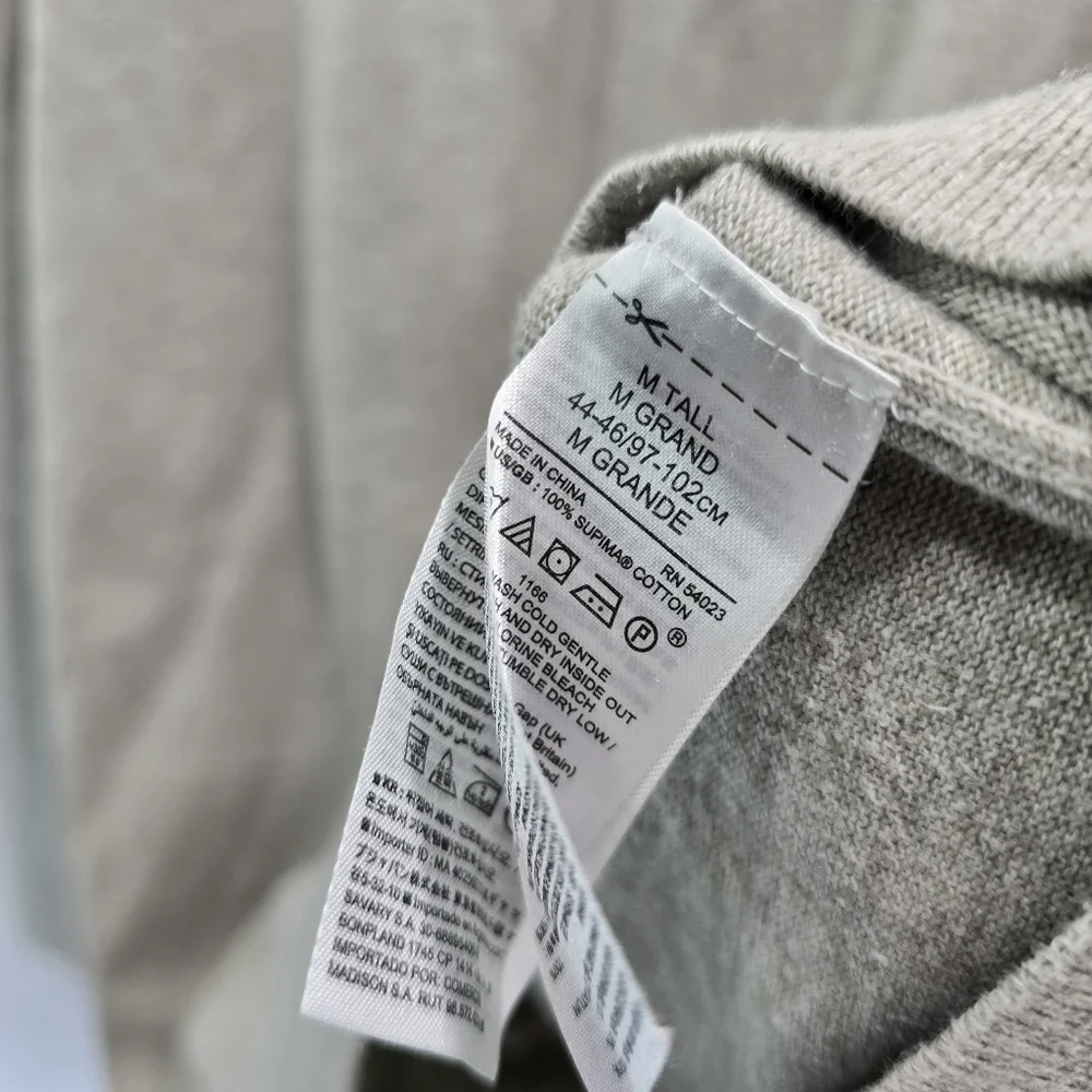 Banana Republic Hoodie Mens Medium Gray Pullover Lightweight Shirt